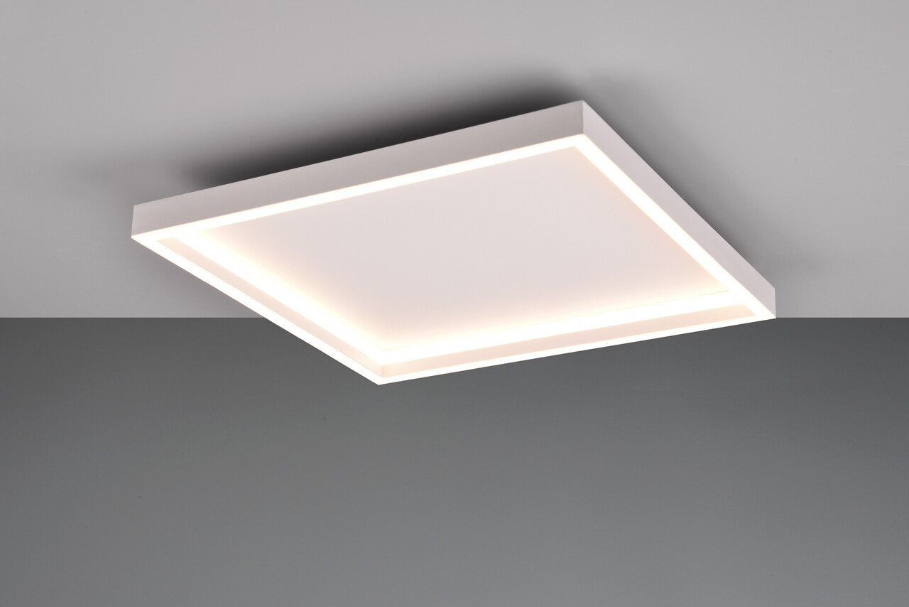 Plafoniera Rotonda, RL, 35x35x5.8 cm, 20W, 1x SMD, metal, alb mat - imagine 6